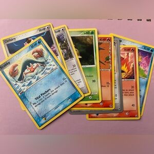 Pokémon cards from 200s-2010s.